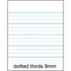 Olympic Exercise Book 48 Pages A4 9mm Dotted Thirds Ruled Pack of 20