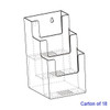 Blueprint 86601 Bulk 3 Tier DL Brochure Holder in a Carton of 18 | It's A Mega Thing