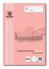 Olympic NSW Student Notebook Double Ruled 3mm Rose Pink 250 x 175mm Box of 20