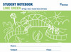 Writer WB90600 Student Notebook 32 Page Double Ruled/Guide 8mm Lime Green - Pack 20 | It's A Mega Thing