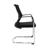 Rapidline WMCC Visitor Chair Black Mesh Back with Arms