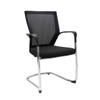Rapidline WMCC Black Mesh Back Visitor Chair with Arms