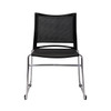 Rapidline PMV Stackable Mesh Back Visitor Chair Black
