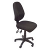 Rapidline EG100CH Heavy Duty High Back Commercial Grade Operator Chair Black Fabric