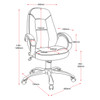 Rapidline #CL410 High Back Commercial Grade Executive Chair Black PU - rapidline drafting chair, rapidline office chairs, rapidline ergonomic chair, rapidline mesh chair | It's A Mega Thing
