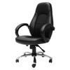 Rapidline CL410 Commercial Grade Executive High Back Chair Black PU