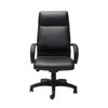 Rapidline #CL710 Medium Back Buget Executive Chair Black PU - rapidline drafting chair, rapidline office chairs, rapidline ergonomic chair | It's A Mega Thing