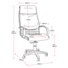 Rapidline #CL710 Medium Back Buget Executive Chair Black PU - rapidline drafting chair, rapidline office chairs, rapidline ergonomic chair | It's A Mega Thing