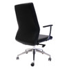 Rapidline CL3000M Slimline Executive Medium Back Chair Black PU
