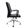 Rapidline CL3000M Executive Medium Back Slimline Chair Black PU