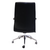 Rapidline CL3000M Executive Slimline Medium Back Chair Black PU