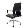 Rapidline CL3000M Slimline Executive Chair Medium Back Black PU