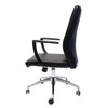 Rapidline CL3000M Executive Chair Medium Back Slimline Black PU