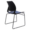 Rapidline Sled Base Black Vivid Visitor Chair