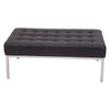Rapidline Black PU Venus Ottoman
