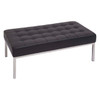 Rapidline Venus Black PU Ottoman