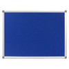 Rapidline Standard Pinboard 1500 x 15 x 900mm Blue Upholstery