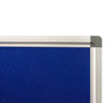 Rapidline Standard Pinboard Blue Upholstery 1500 x 15 x 900mm