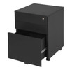 Rapidline Black Go Steel Mobile Pedestal 3 Drawer