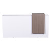 Rapidline Urban Reception Counter 2200 x 800mm Natural White / Driftwood