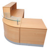 Rapidline #NCT1160 Flow Reception Counter - Beech - Rapidline office supplies, Rapidline office accessories, rapidline vienna chair, rapidline operator chair, rapidline drafting chair, rapidline office chairs | It's A Mega Thing