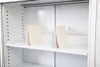 Rapidline Slotted Shelf Only White for Go Tambour Door Cupboard 1200mm W