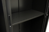Rapidline Slotted Shelf Only Black for Go Tambour Door Cupboard 1200mm W