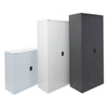 Rapidline Graphite Ripple Go Swing Door Steel Cupboard 910 x 450 x 1830mm