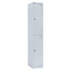 Rapidline Go 2 Door Steel Locker 305 x 455 x 1830mm Silver Grey