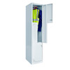 Rapidline Go Step Door 380 x 455 x 1830mm Silver Grey Steel Locker
