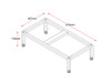 Rapidline Stand Only Silver for Go 2 Lockers 305mm