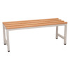 Rapidline Light Oak / Silver Grey Single Sided 1000 x 360 x 400mm Bench Seat