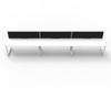 Rapidline #D-ILLSWS3P1875 NW/WS Deluxe Rapid Infinity 3 Person Single Sided Workstation - with Screen Natural White/White - Rapidline office supplies, Rapidline office accessories, rapidline furniture, rapidline industrial | It's A Mega Thing