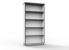Rapidline Rapid Infinity Bookcase 900 x 315 x 1800mm Natural White / Black