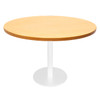 Rapidline #CBT12 WS B Round Table Disc Base 1200mm Beech / White - rapidline coffee table, rapidline meeting table, rapidline flip table, rapidline round table | It's A Mega Thing