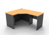 Rapidline Rapid Worker Corner Workstation 1200 x 1500 x 600mm Beech / Ironstone