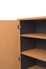 Rapidline #CSC2FD B/I Full Door Cupboard - Includes 1 x Fixed Mid Shelf + 3 x Adjustable Shleves - Fully Lockable - Includes 2 Keys Beech - Rapidline office accessories, rapidline furniture, rapidline industrial | It's A Mega Thing