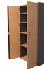 Rapidline #CSC2FD B/I Full Door Cupboard - Includes 1 x Fixed Mid Shelf + 3 x Adjustable Shleves - Fully Lockable - Includes 2 Keys Beech - Rapidline, Rapidline Australia, Rapidline desk, rapidline adjustable desk | It's A Mega Thing