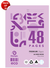 Olympic Eco Grid Exercise Book A4 48 Pages 10mm Stapled Pack of 20