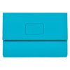 Marbig Slimpick Document Wallet Foolscap Blue Box of 50