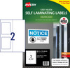Avery 959186 Self Laminating Labels - 00751 - 5/Pack - 88.9x114.3mm Laser Inkjet White | It's A Mega Thing