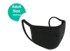 Week Pack of Fabric Soft Cotton Earloop Black Reusable Personnel Protective Face Mask (7 Masks)