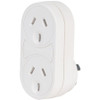 Jackson PT6400 2 Outlet Vertical with Surge Protection White