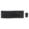 Logitech MK270R USB Wireless Keyboard and Mouse Combo Black | Mega Office Supplies