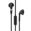 Moki Stereo Earphones with In-Line Mic and Control Black