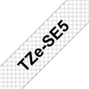 Brother TZESE5 TZe Security Tape 24mm Black on White