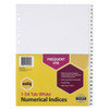 Marbig Indices and Dividers 1-54 Tab PP A4 White