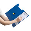 Marbig Foolscap Clipfolder Polypropylene Blue
