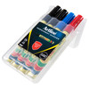 Artline 6 Packs of 4 Pack Wallets - 107076HC 70 Permanent Marker Assorted (Hardcase) | Mega Office Supplies