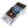 Artline Permanent Marker 4Pk Black 109075HC 90 (Hardcase) - Pack of 6 | Mega Office Supplies